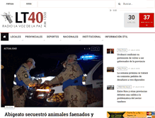Tablet Screenshot of lt40.com.ar